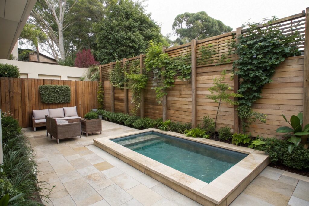Space-saving plunge pool design for smaller Cessnock properties