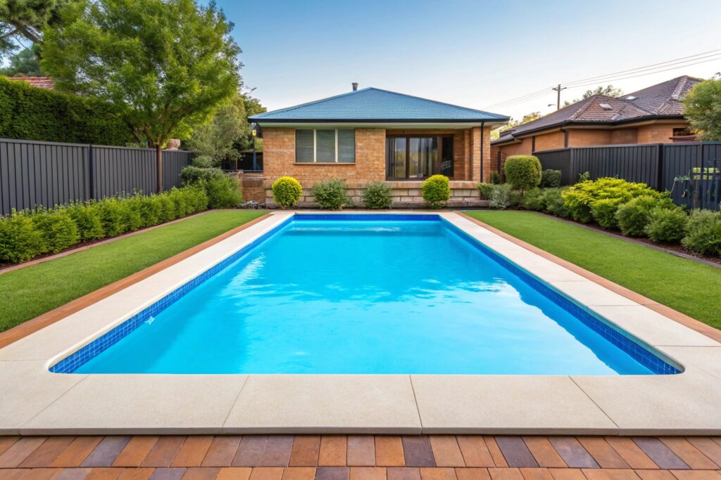 Completed pool installation meeting Cessnock City Council regulations